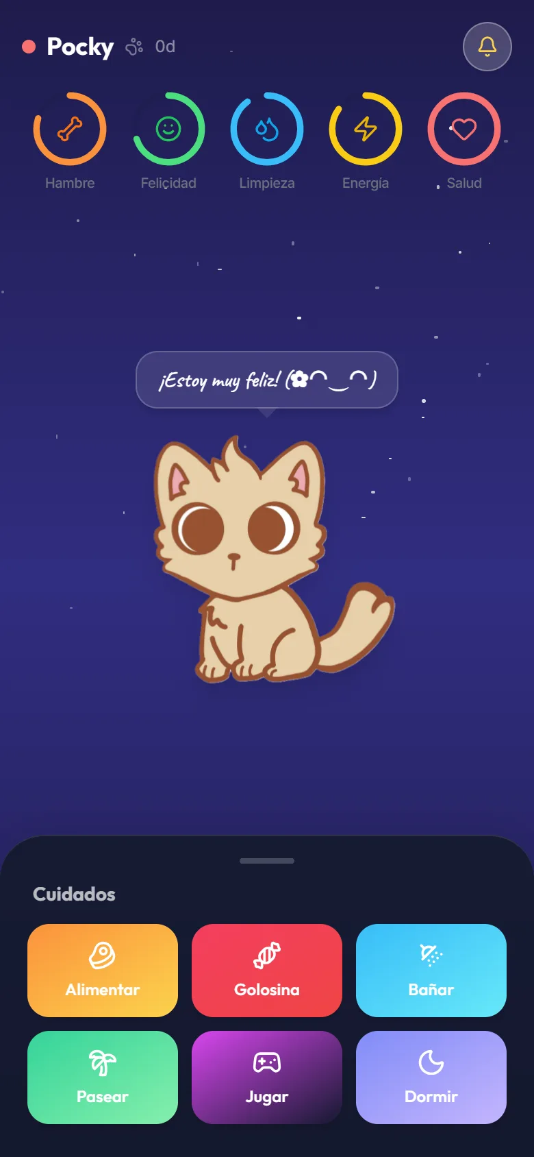 Pocky — mobile view